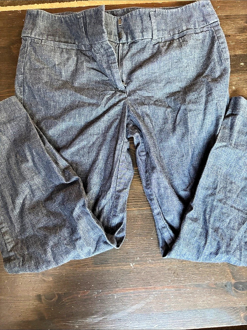Ann Taylor Factory Signature Pants Cropped Blue Size 2